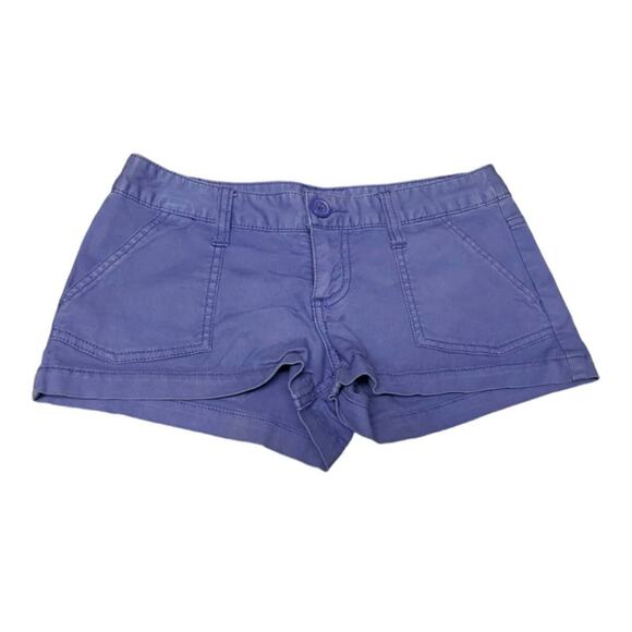 Mossimo Supply Co Blue Cotton Shorty Shorts | Size 1 - Picture 1 of 6